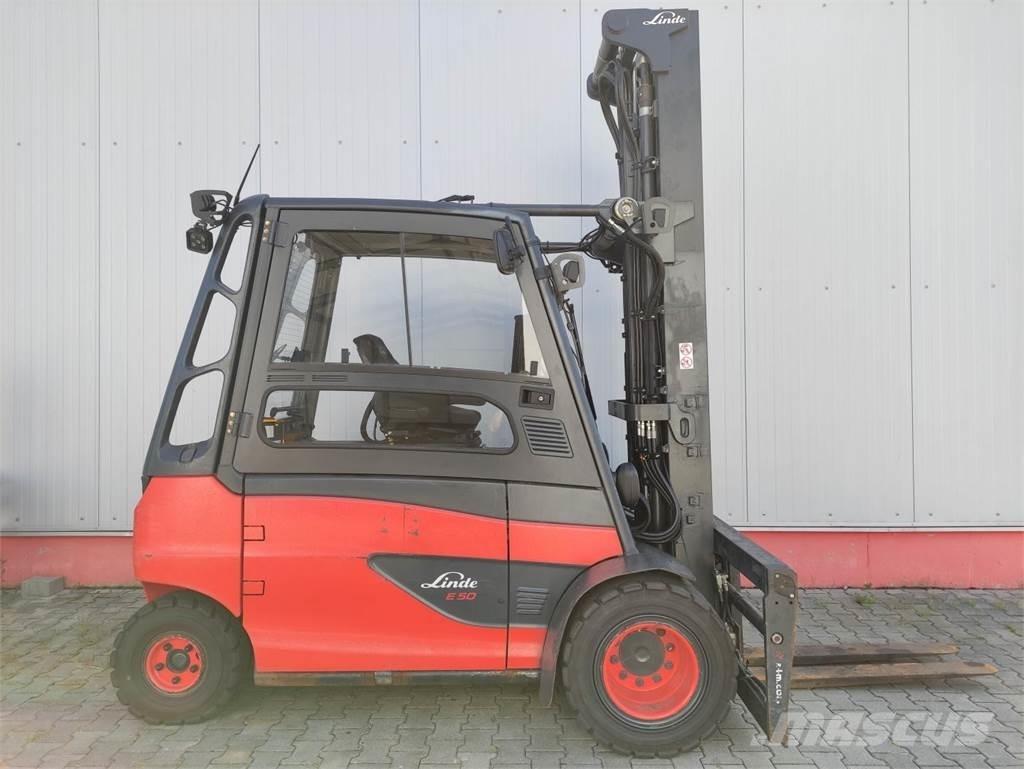 Linde E50HL-01/600-388 Elektriskie iekrāvēji