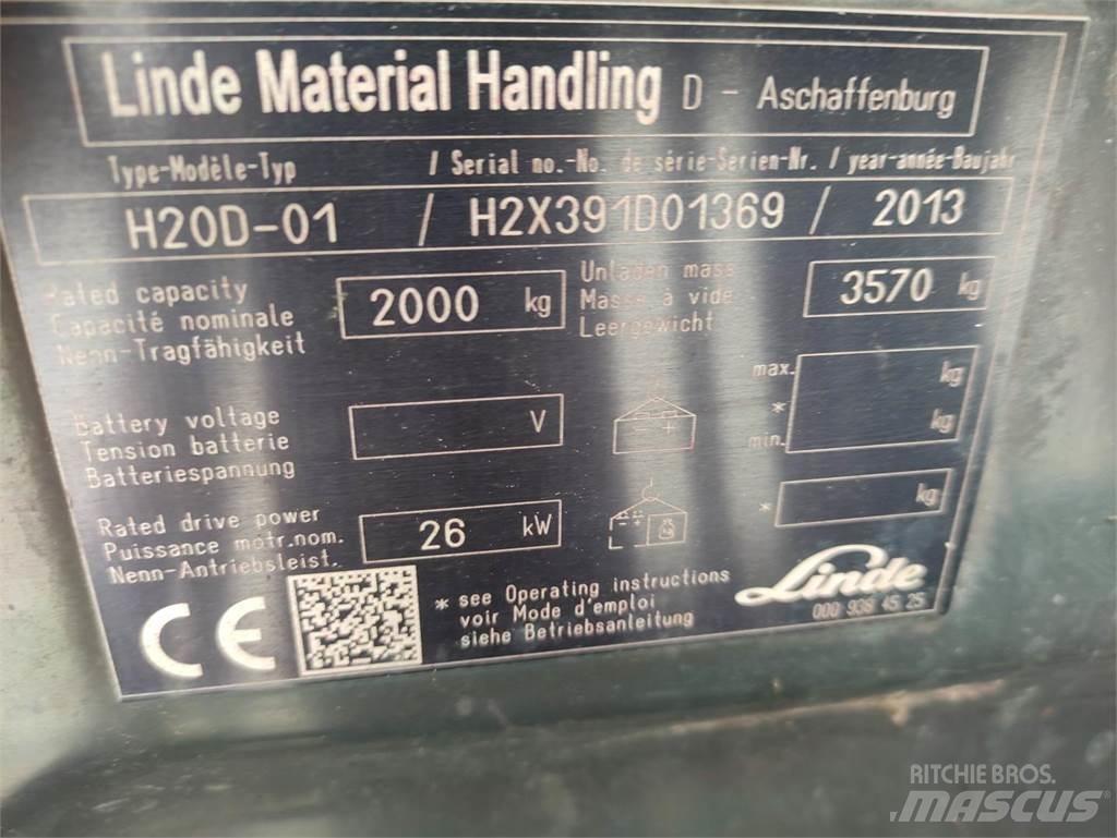 Linde H20D-01-391 Tehnika ar dīzeļa dzinēju