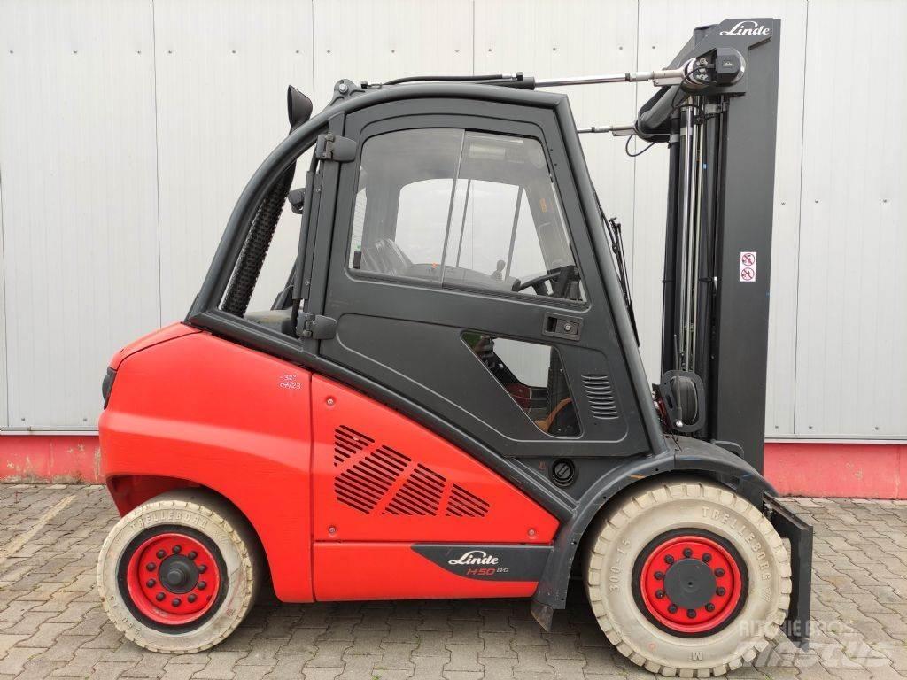 Linde H50D-02-394 Tehnika ar dīzeļa dzinēju
