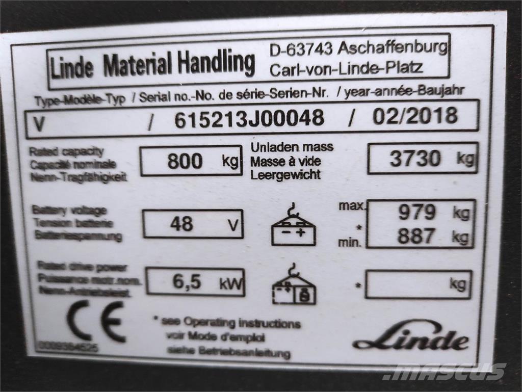 Linde V Modular Pasūtījumu savācējs lielam augstumam