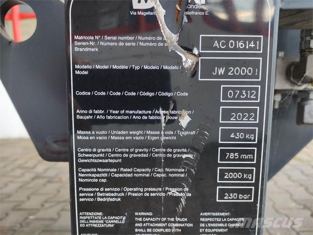 Magni JW2000 Iekraušanas tehnika- Citi
