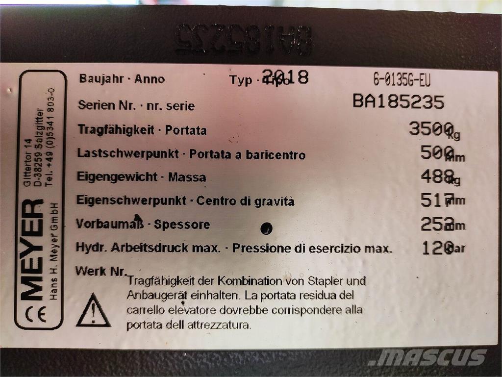 Meyer 6-0135G-EU Maisu satvērēji
