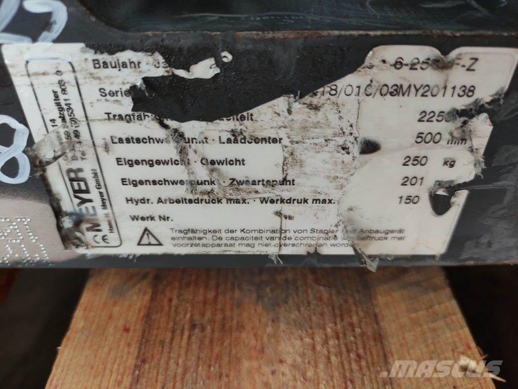 Meyer 6-2504F-Z Iekraušanas tehnika- Citi
