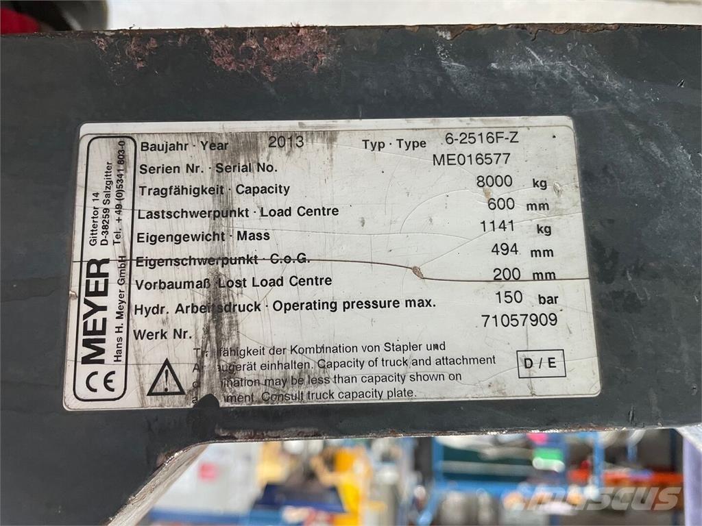 Meyer 6-2516577 Iekraušanas tehnika- Citi