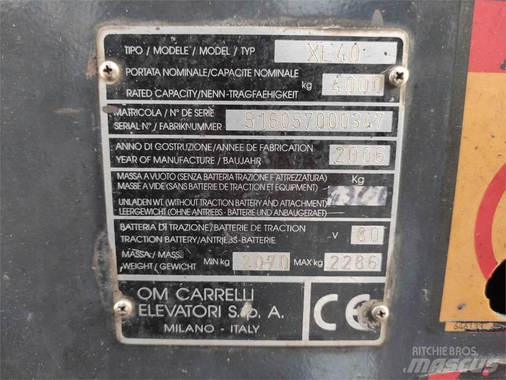 Om-Pimespo XE40 Elektriskie iekrāvēji