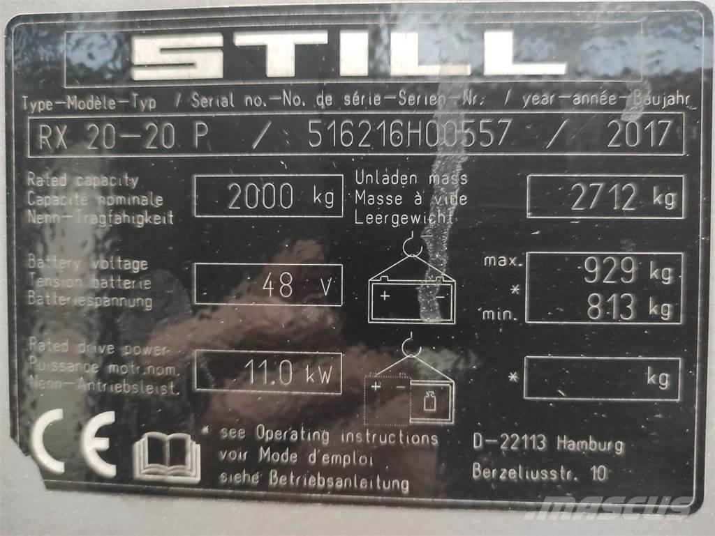 Still RX20-20 P Elektriskie iekrāvēji