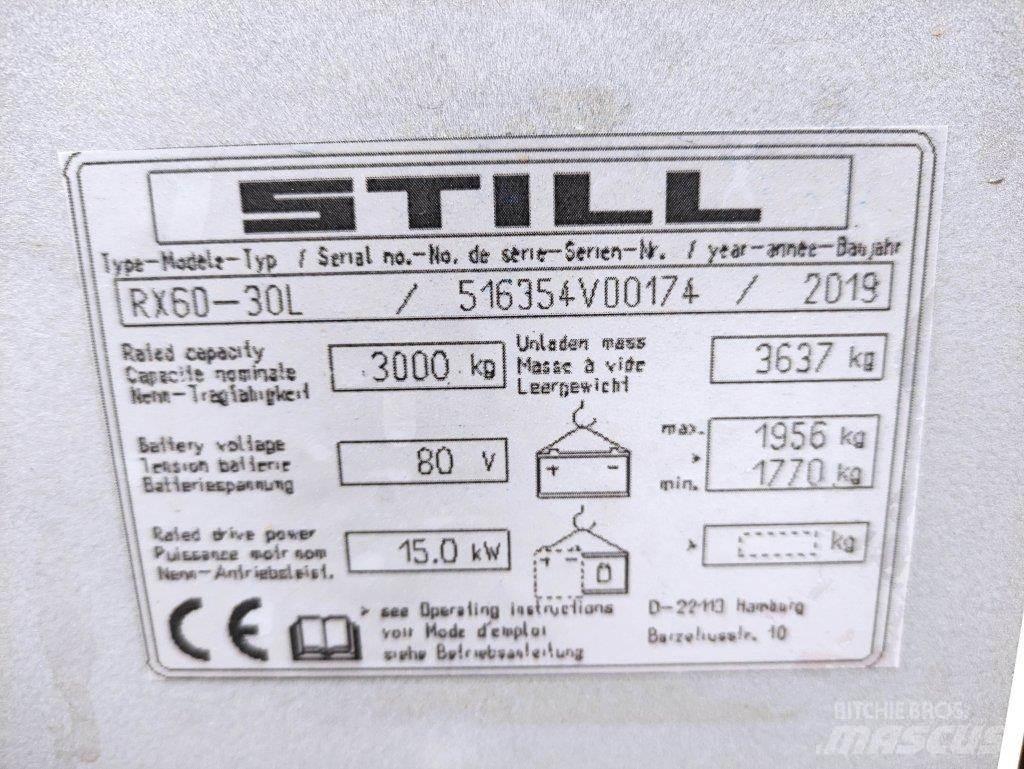 Still RX60-30 L Elektriskie iekrāvēji