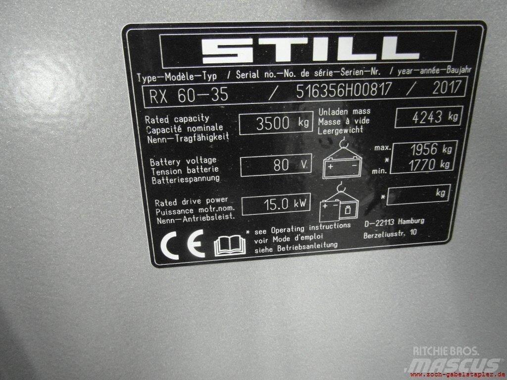 Still RX60-35 Elektriskie iekrāvēji
