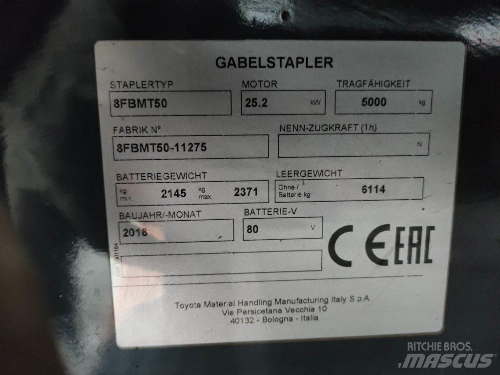 Toyota 8FBMT50 Elektriskie iekrāvēji