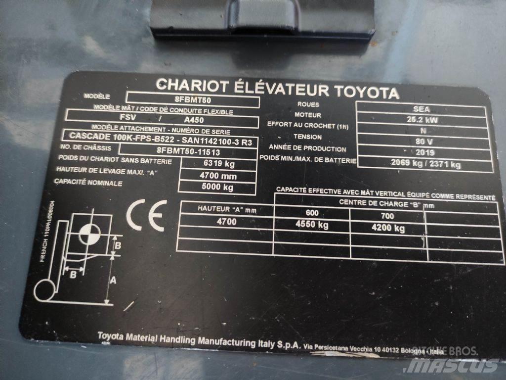 Toyota 8FBMT50 Elektriskie iekrāvēji