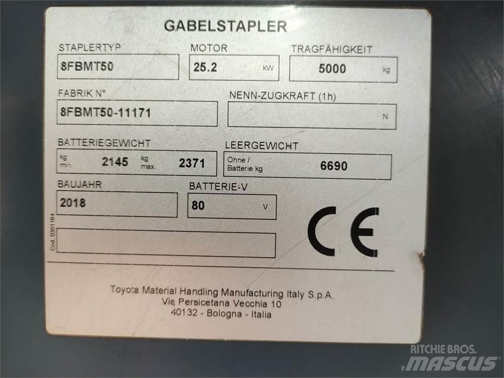 Toyota 8FBMT50 Elektriskie iekrāvēji