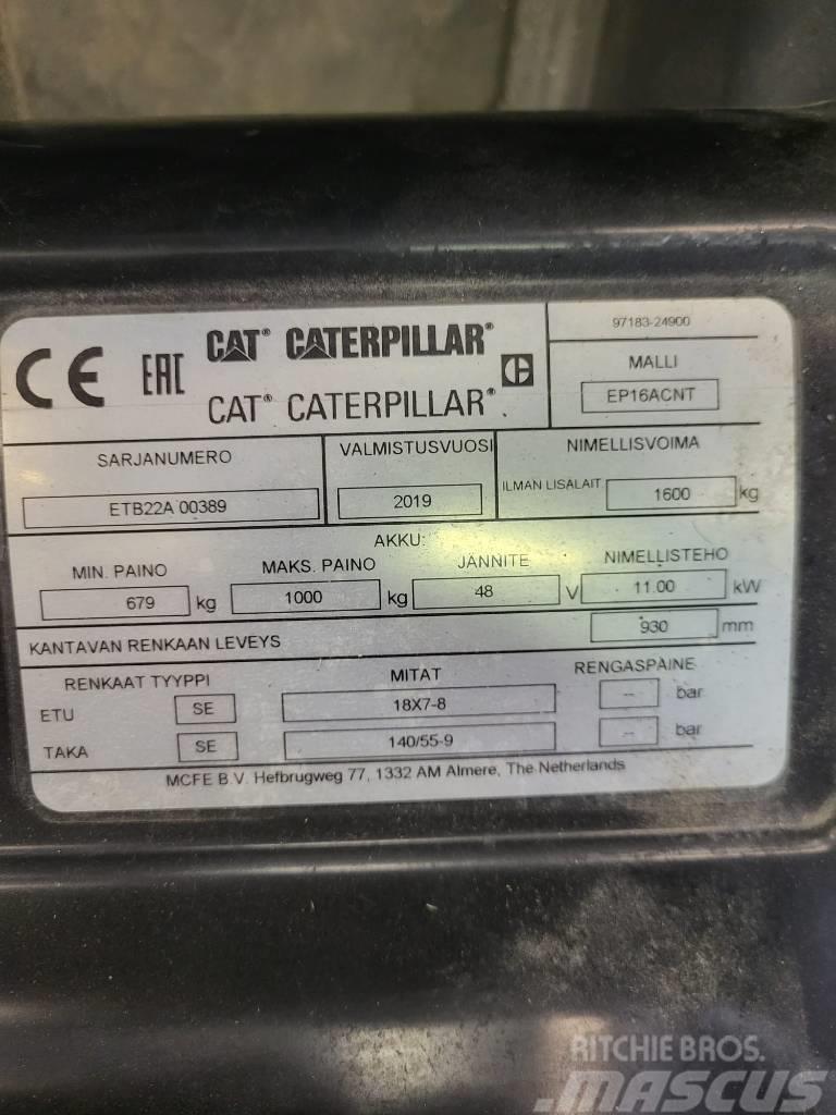 CAT EP16 ACNT " Lappeenrannassa" Elektriskie iekrāvēji