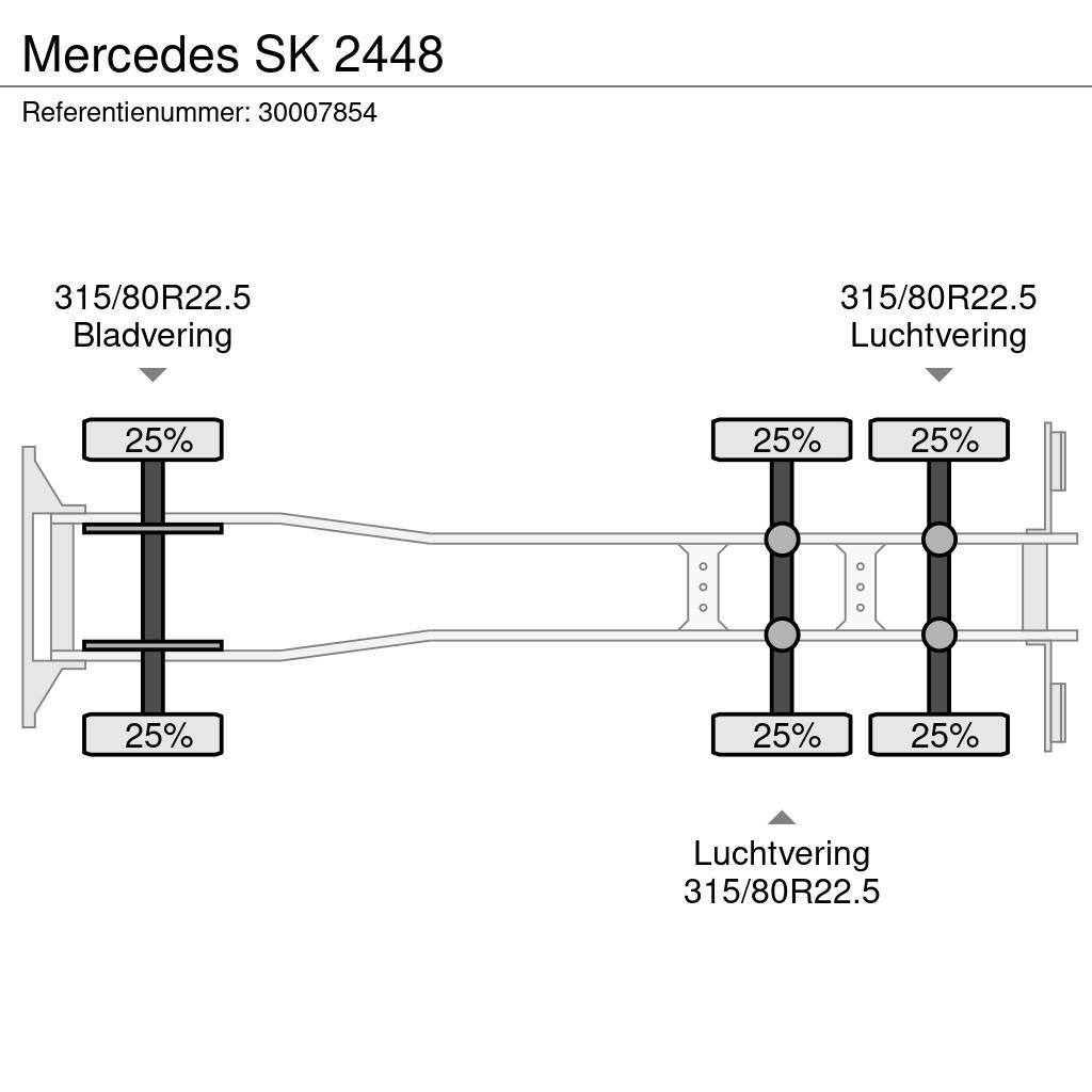 Mercedes-Benz SK 2448 Platformas/izkraušana no sāniem