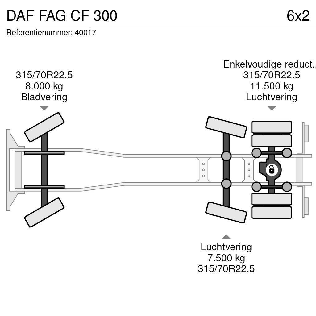 DAF FAG CF 300 Atkritumu izvešanas transports