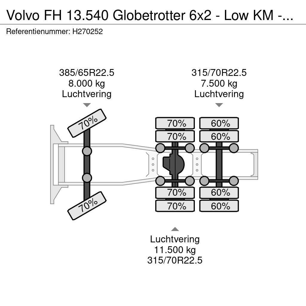 Volvo FH 13.540 Globetrotter 6x2 - Low KM - Retarder - L Vilcēji