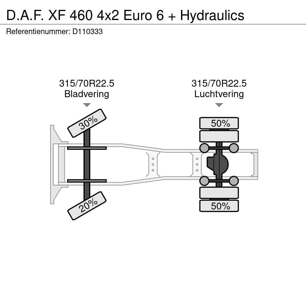 DAF XF 460 4x2 Euro 6 + Hydraulics Vilcēji