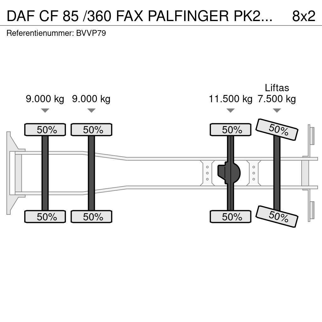 DAF CF 85 /360 FAX PALFINGER PK27002!!HOOGWERKER/SKYWO Visurgājēji celtņi