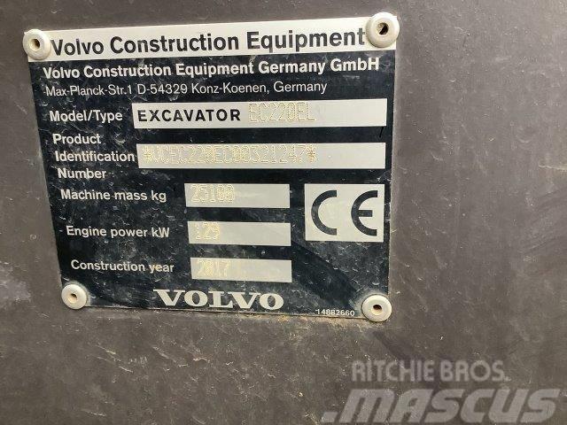 Volvo EC220EL Kāpurķēžu ekskavatori
