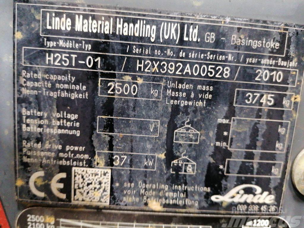 Linde H25T-01 LPG tehnika