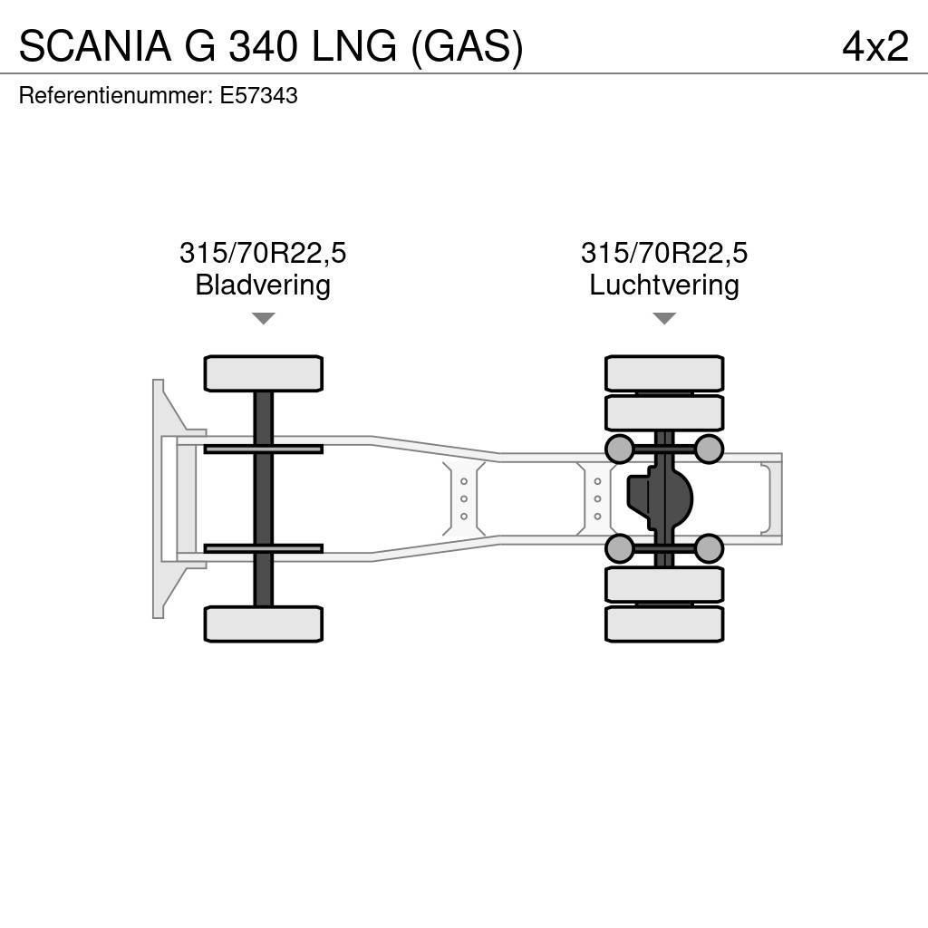 Scania G 340 LNG (GAS) Vilcēji