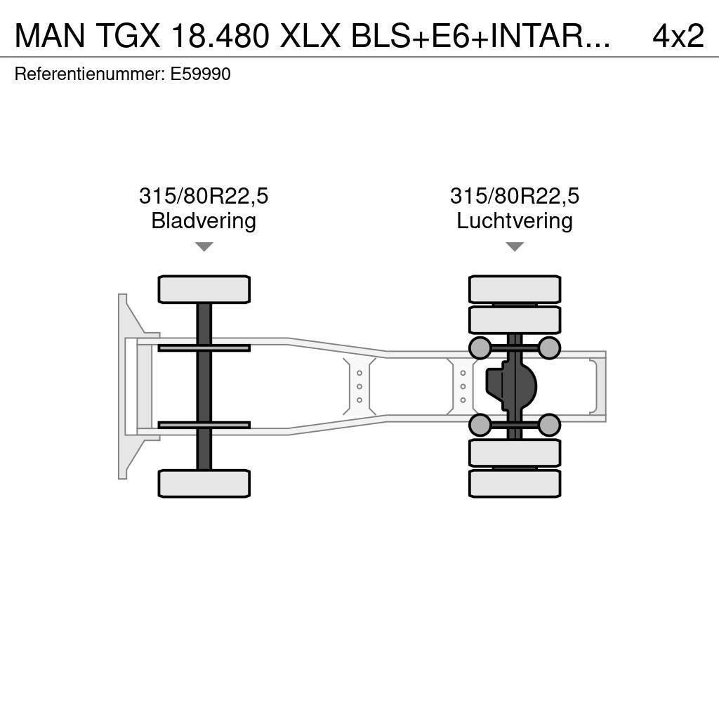 MAN TGX 18.480 XLX BLS+E6+INTARDER Vilcēji