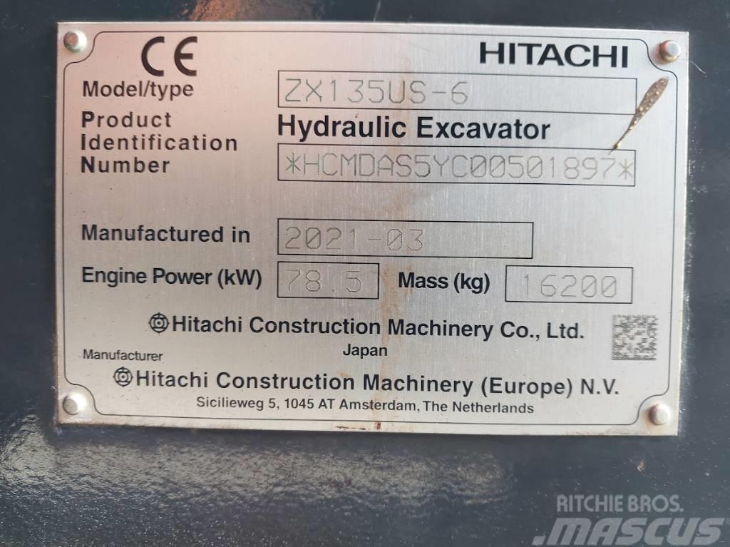 Hitachi ZX 135 US-6 Kāpurķēžu ekskavatori