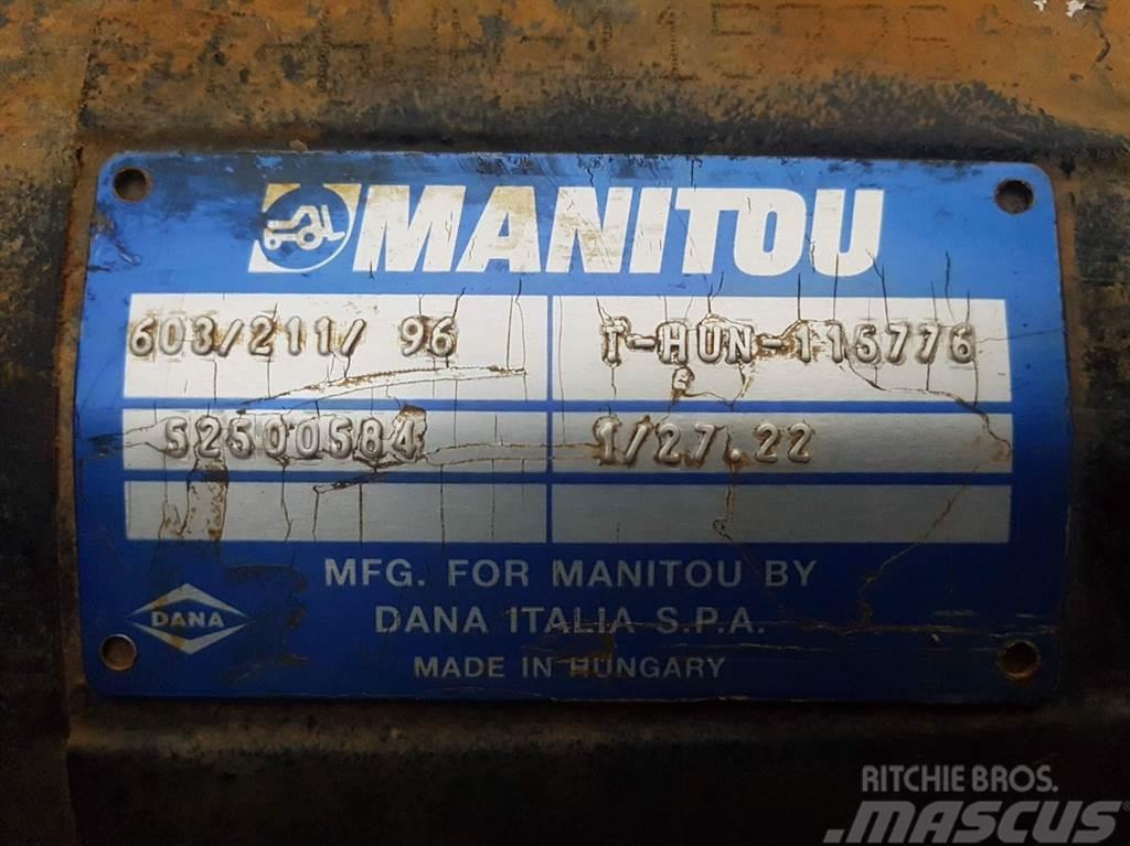 Manitou MLT625-52500584-Spicer Dana 603/211/96-Axle/Achse Asis