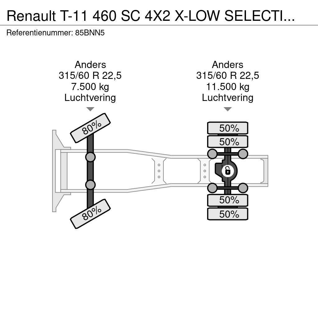 Renault T-11 460 SC 4X2 X-LOW SELECTION, HEFSCHOTEL, HYDRA Vilcēji