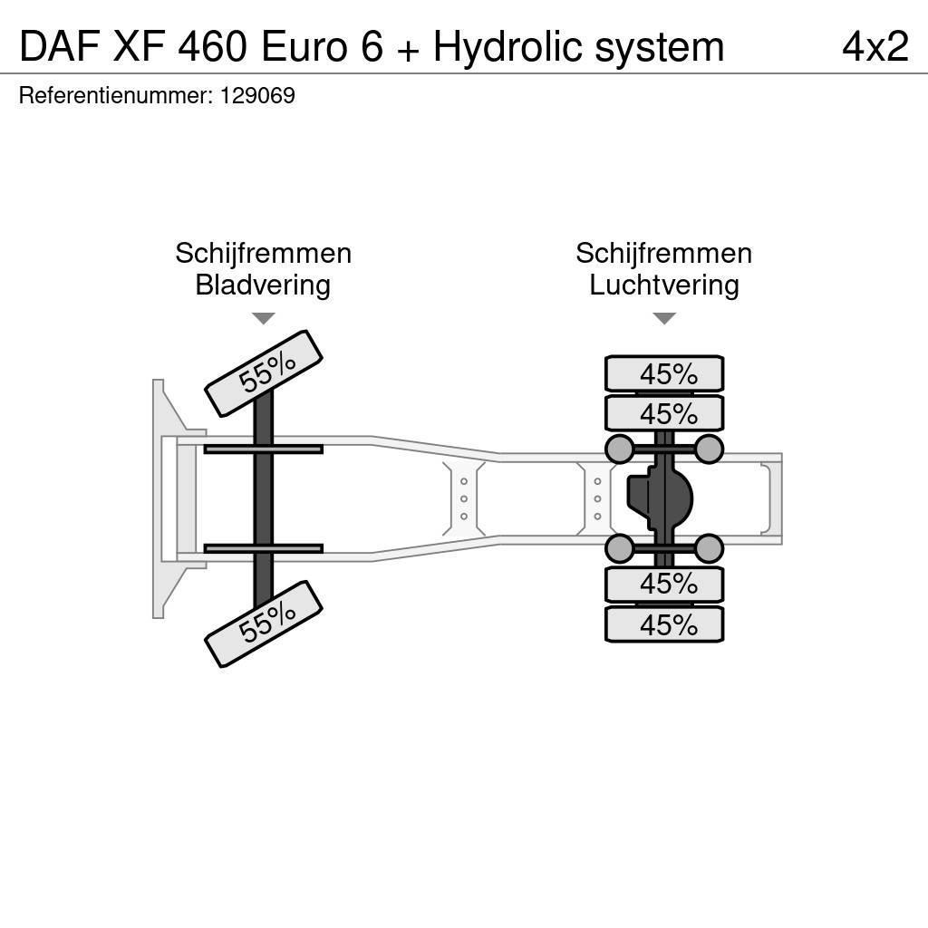 DAF XF 460 Euro 6 + Hydrolic system Vilcēji