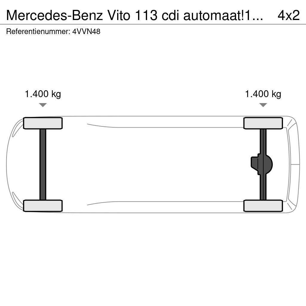 Mercedes-Benz Vito 113 cdi automaat!140dkm!! Furgons