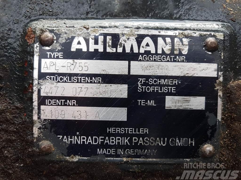 Ahlmann AZ14-ZF APL-R755-4472077080/4109431A-Axle/Achse/As Asis