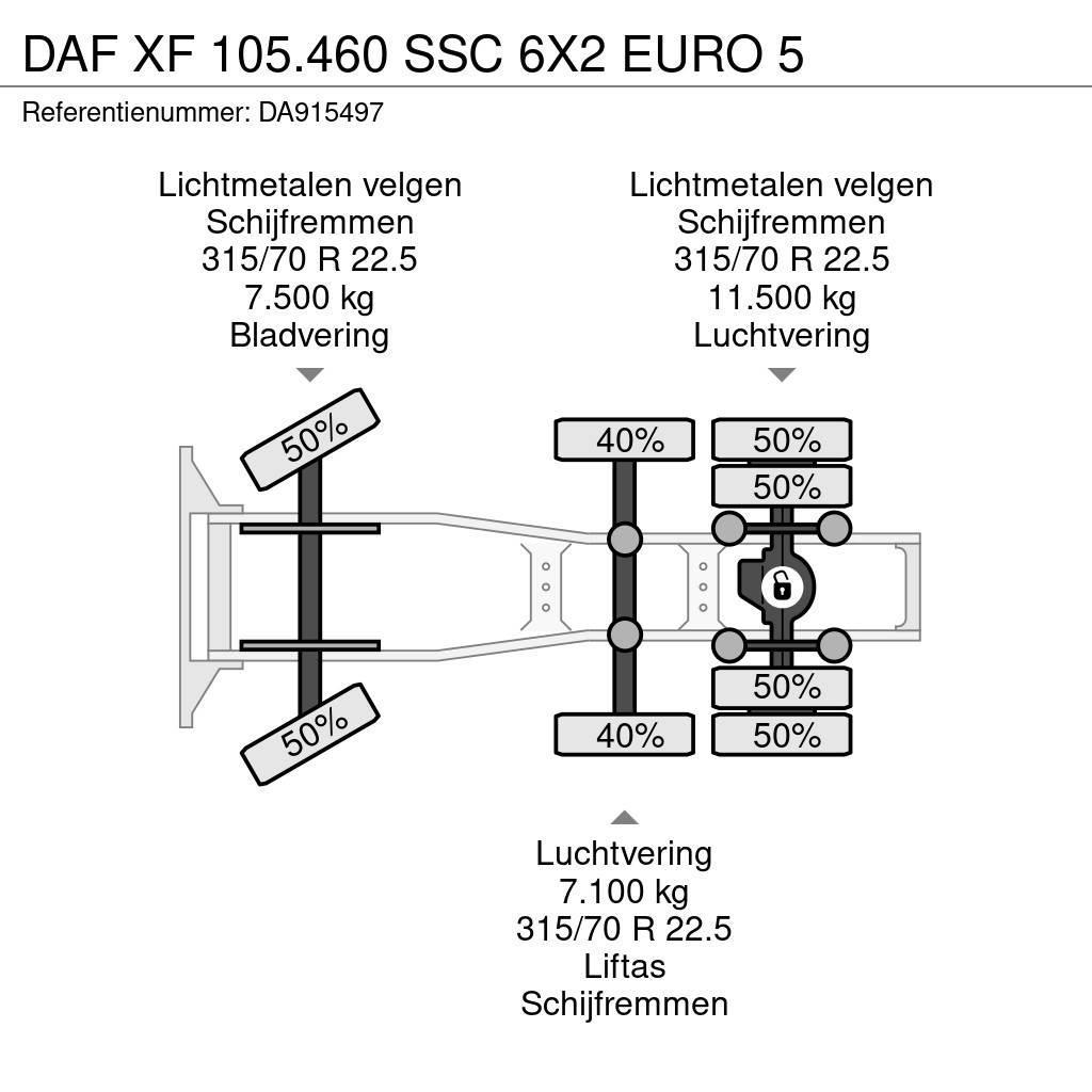 DAF XF 105.460 SSC 6X2 EURO 5 Vilcēji