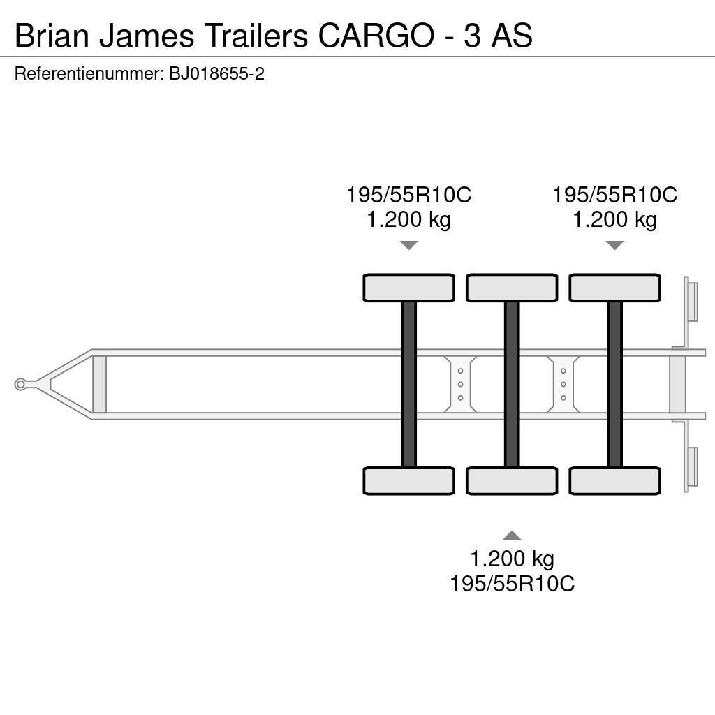 Brian James Trailers CARGO - 3 AS Auto pārvadāšanas treileri