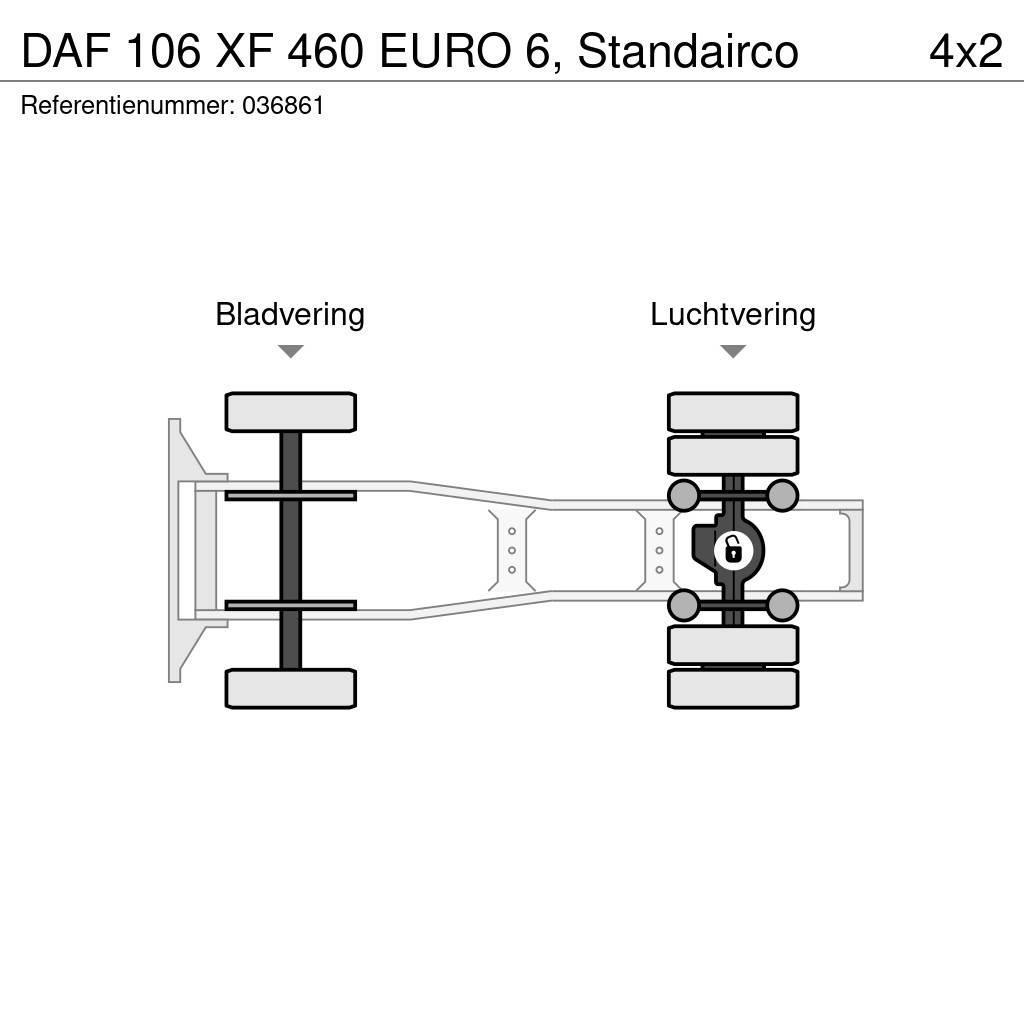 DAF 106 XF 460 EURO 6, Standairco Vilcēji
