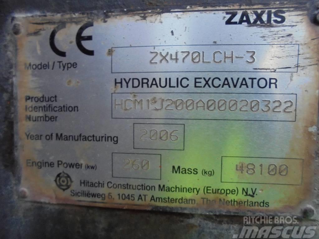 Hitachi ZX 470 LC H-3 Kāpurķēžu ekskavatori