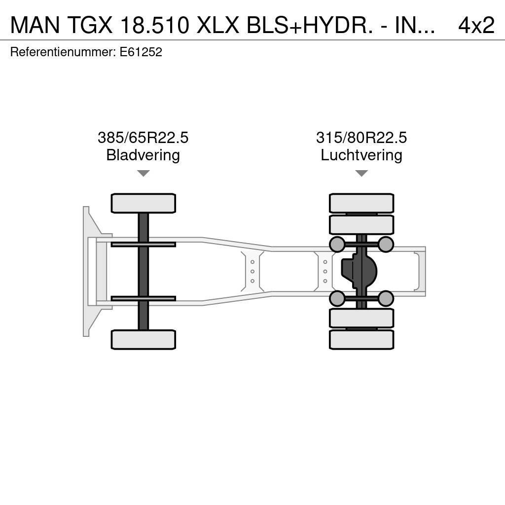 MAN TGX 18.510 XLX BLS+HYDR. - INTARDER Vilcēji