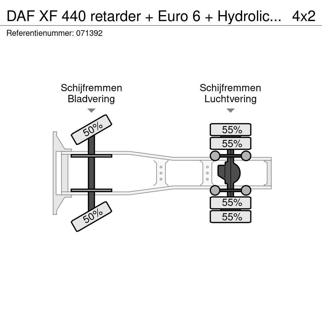 DAF XF 440 retarder + Euro 6 + Hydrolic system + Manua Vilcēji
