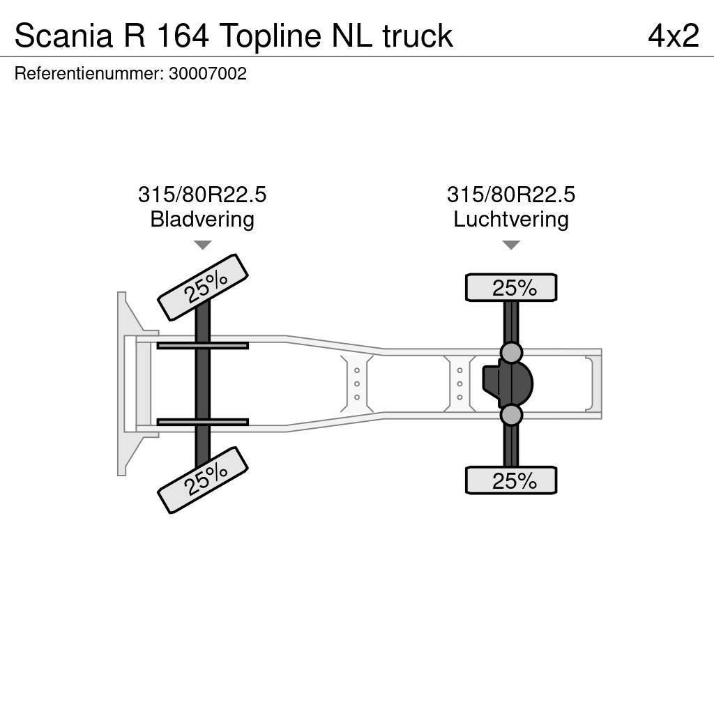 Scania R 164 Topline NL truck Vilcēji