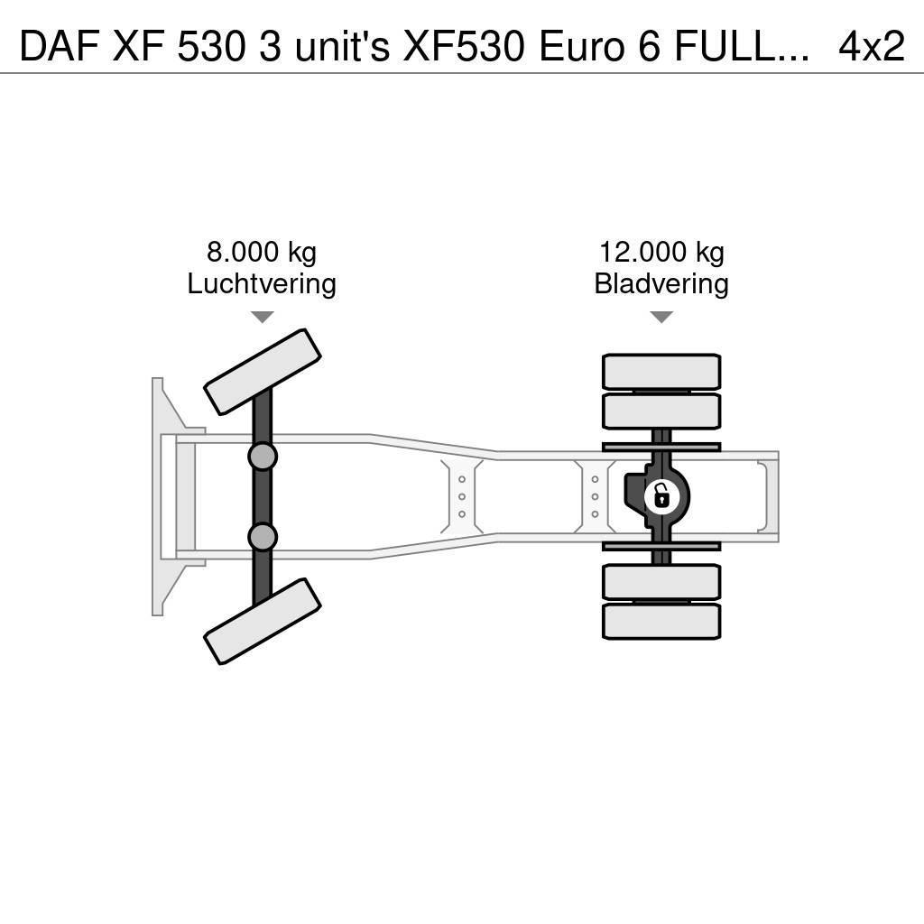 DAF XF 530 3 unit's XF530 Euro 6 FULL-SPOILER ZF-Intar Vilcēji