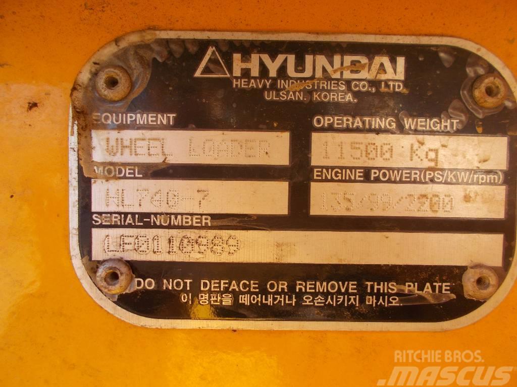 Hyundai HL 740-7 Iekrāvēji uz riteņiem