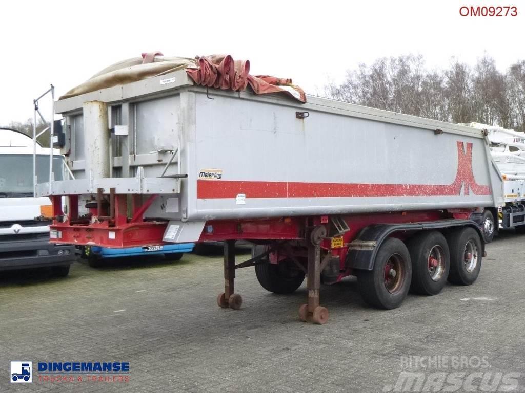 Meierling Tipper trailer alu 21 m3 + tarpaulin Piekabes pašizgāzēji