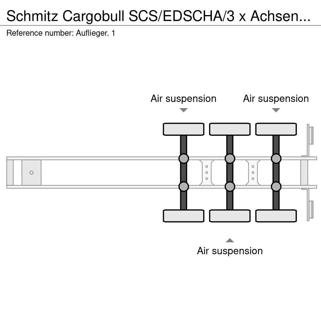 Schmitz Cargobull SCS/EDSCHA/3 x Achsen/Coli Tents puspiekabes