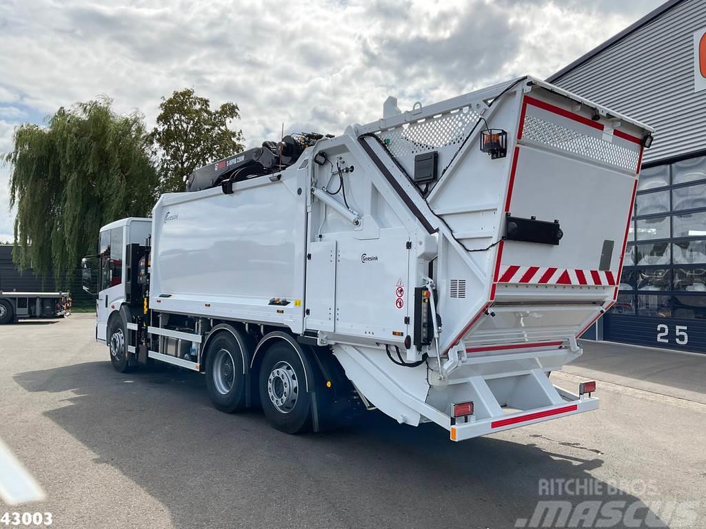 Mercedes-Benz Econic 2630 Euro 6 Hiab 23 Tonmeter laadkraan Atkritumu izvešanas transports
