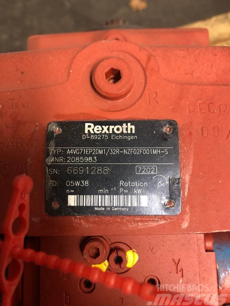 Rexroth A4VG71EP2DM1/32R-NZF02F001MH-S Citas sastāvdaļas