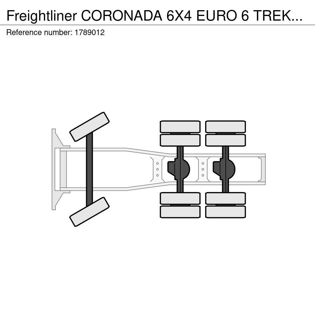 Freightliner CORONADA 6X4 EURO 6 TREKKER/TRACTOR/SATTELZUGMASCH Vilcēji