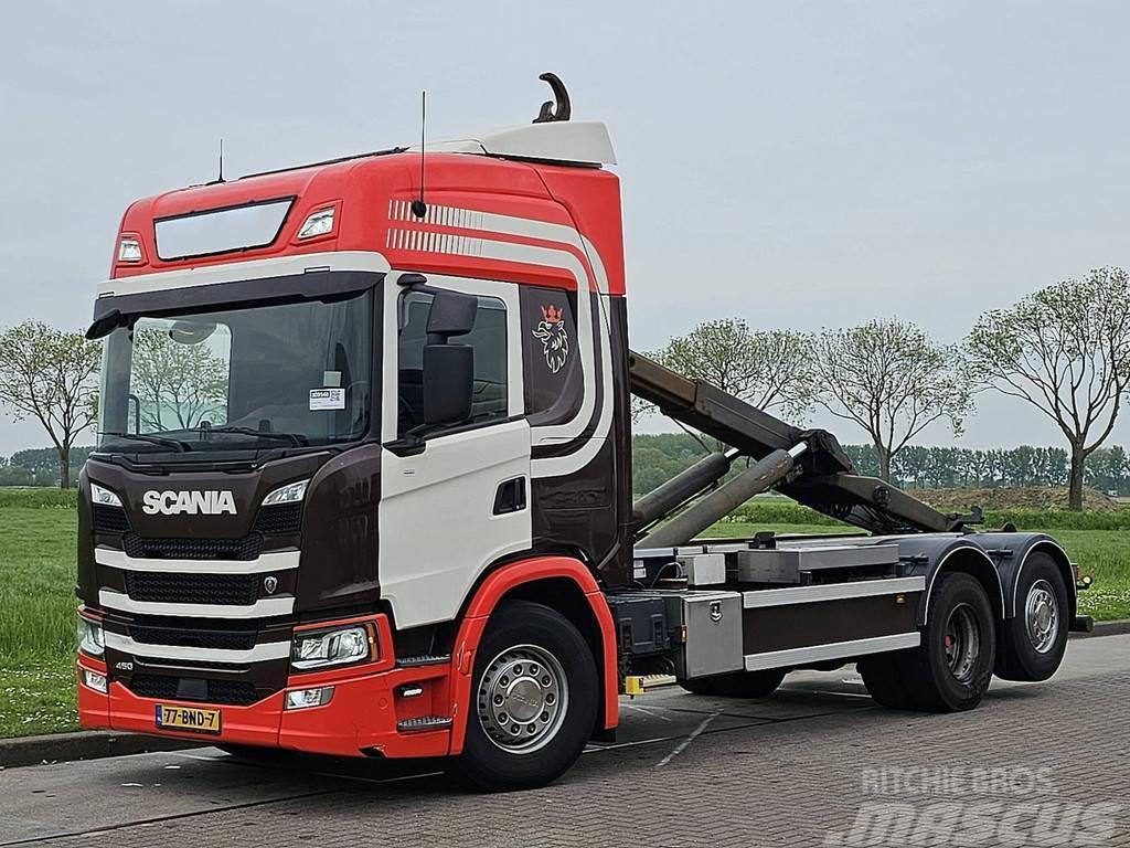 Scania G450 6x2 nb vdl hooklift Treileri ar āķi