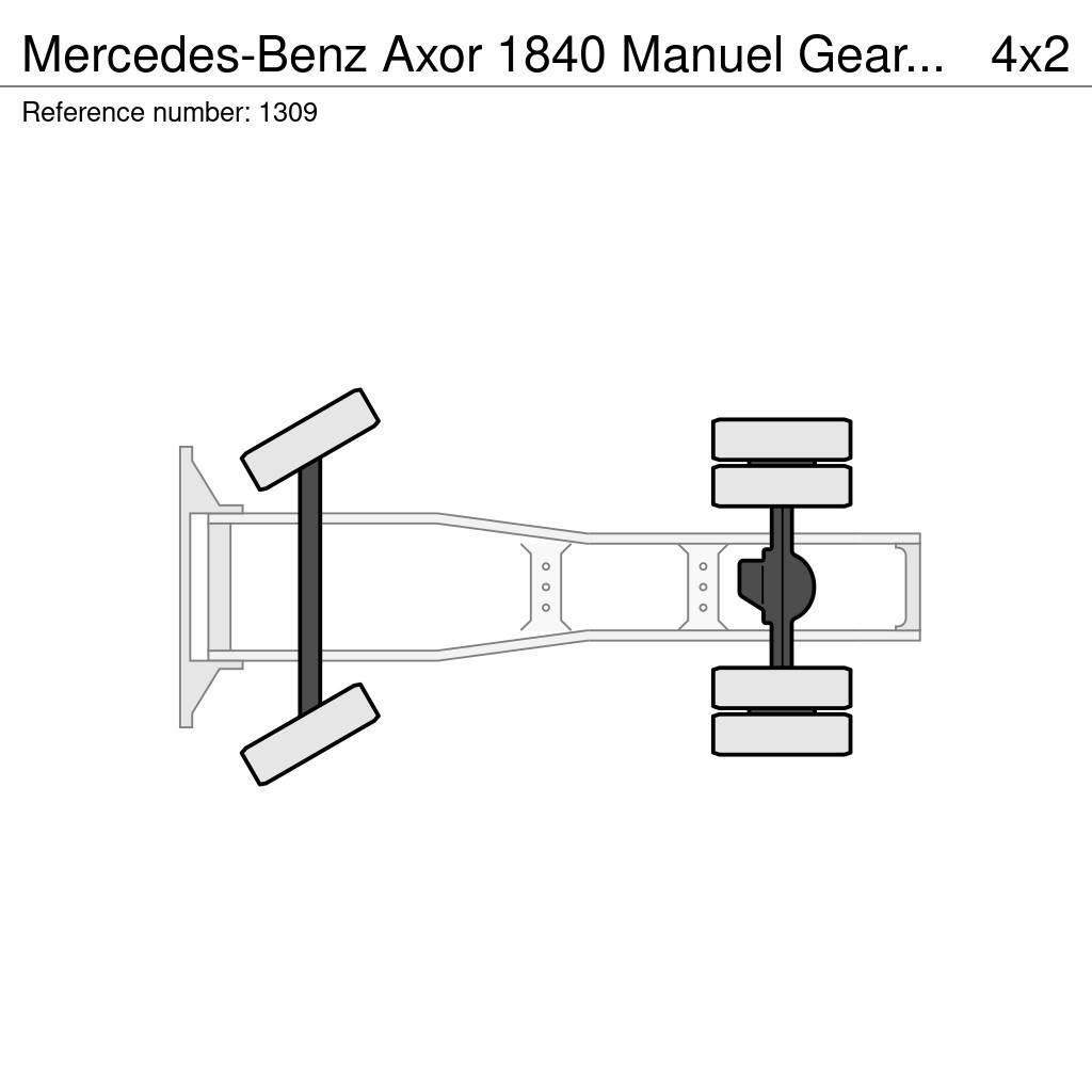 Mercedes-Benz Axor 1840 Manuel Gearbox Gearbox Airco Very Clean Vilcēji