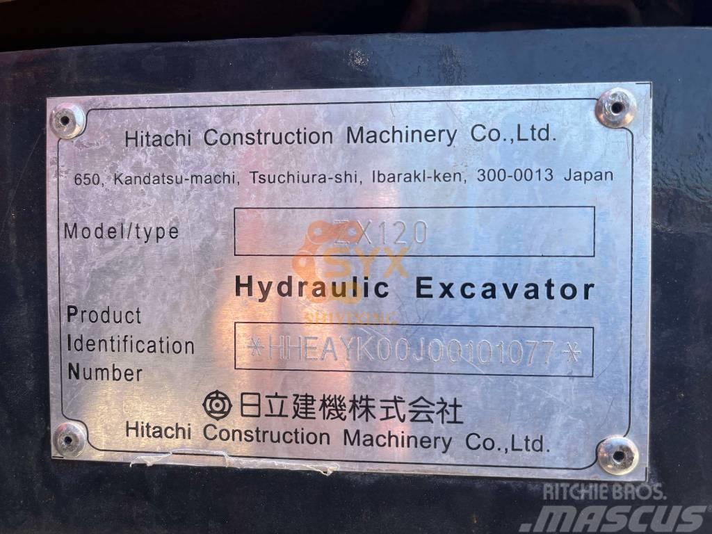 Hitachi ZX 120 Kāpurķēžu ekskavatori