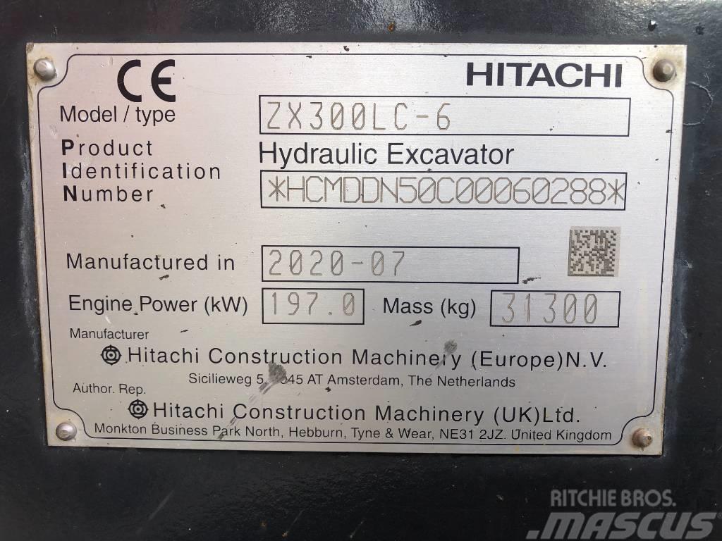 Hitachi ZX 300 LC-6 Kāpurķēžu ekskavatori