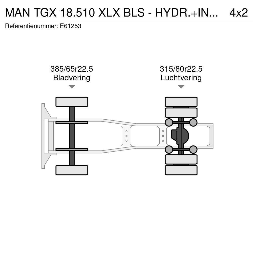 MAN TGX 18.510 XLX BLS - HYDR.+INTARDER Vilcēji